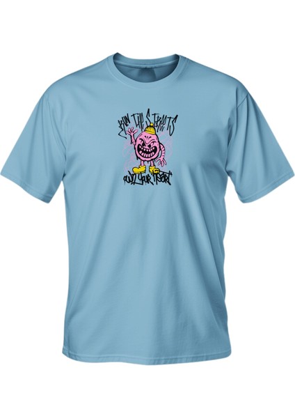 Regular Run The Streets Baskılı T-Shirt