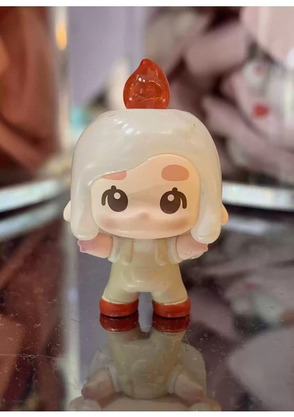Kucak Serisi Pop Fasulyesi Sevimli Molly Crybaby Kafatası Pino Lilios Dimoo Pucky Aksiyon Figür Bebek Oyuncakları Çocuklar Için Hediyeler: Chaka Mum Işığı (Yurt Dışından)