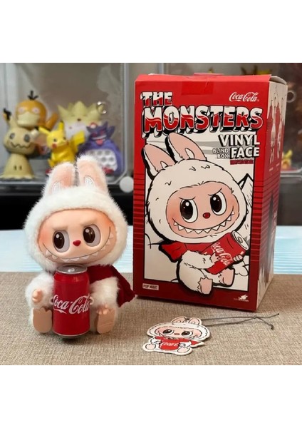 Yeni 3.0 Canavar Coca Cola Serisi Vinil Bebek Action Figür Anahtarlık Oyuncakları Çocuk Yıllık Yeni Yıl Sürpriz Hediye Kilo: Stil 1 (Yurt Dışından)