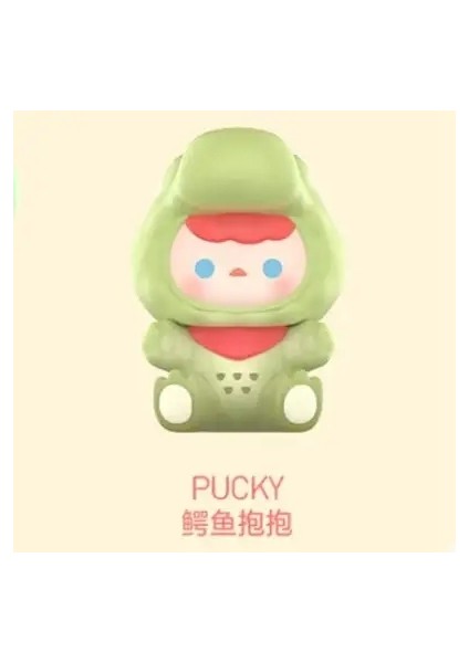 Popbean Hayvan Pijama Partisi Serisi Crybaby Dimoo Kubo Molly Pucky Skullpanda Zsiga Nyota Aksiyon Figür Bebek Oyuncaklar Hediye Sakol: Pucky (Yurt Dışından)