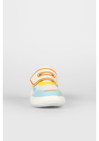 346.P25Y.161 Beyaz Mavi Melodic Işıklı Erkek Çocuk Ayakkabı modelleri