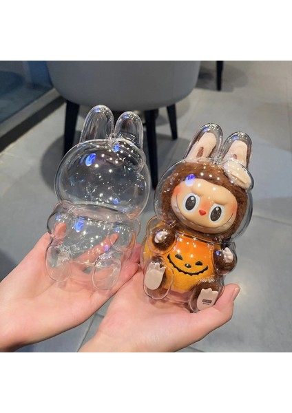 1pc 17CM Mini Bebek Şeffaf Koruyucu Kasa Taşınabilir Organizatör Kutusu V2 Bebek Depolama Bebek Aksesuarları Renk: Sadece Kılıf/boyut: Bebek Yok (Yurt Dışından)