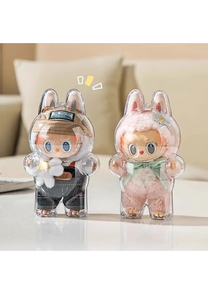 17 cm Için Için Şeffaf Kasa Toz Geçirmez Korumalı Kapak Kacığı Mart Vinil Bebek Saklama Kutusu Canavar Oyuncak Aksesuarı Diy Hediye Scolor: 1 Pc/boyut: Bebek Yok (Yurt Dışından)