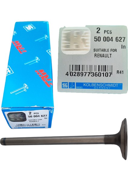 Renault Motor Subap Valf In 517609, 7701465172, V517609 (2 Lı Paket)