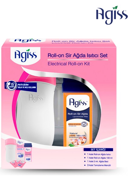 Roll-On Sir Ağda Isıtıcı Set