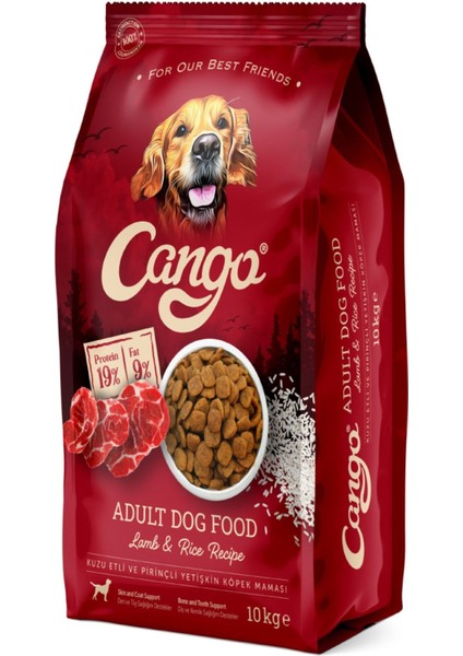 Yetişkin Köpek Maması 10 Kg kuzu Etli Pirinçli ve Biftekli 2 Li Karma Paket