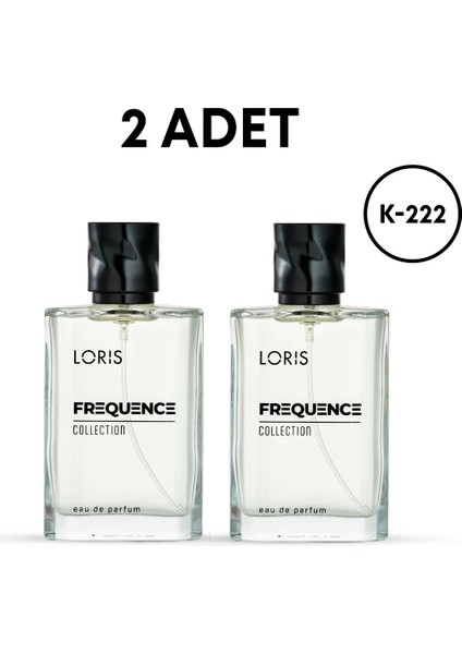 K-222 Frequence Kadın Parfüm 50 ml x 2 Adet
