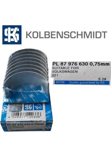 Vw Grup Motor Kol Yatak 0.75 71-2793/4 0,75MM