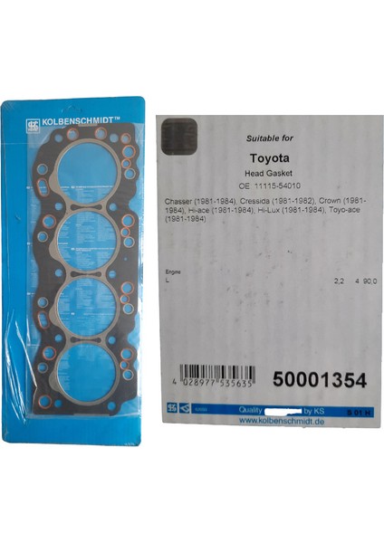 Toyota Hı-Lux 2.2-Hı-Ace-Crown Sılındır Kapak Contası 11115-54010
