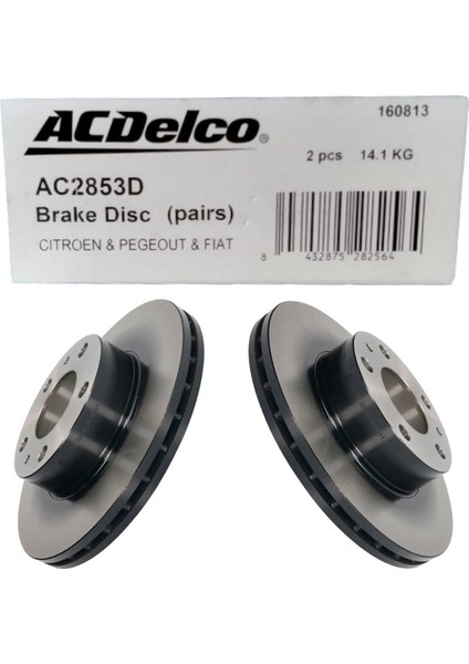 Peugeot-Fıat Cıtroen Fren Dıskı On Havalı 280 mm (Peugeot Boxer-Cıtroen Jumper-Fıat Ducato 2.5td 14Q) DF2721