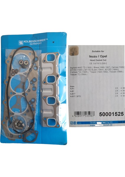 Opel-Isuzu Frontera-Campo-Trooper 2.5-2.8 Sılındır Kapak Ust Conta TK.5-87810-288-0