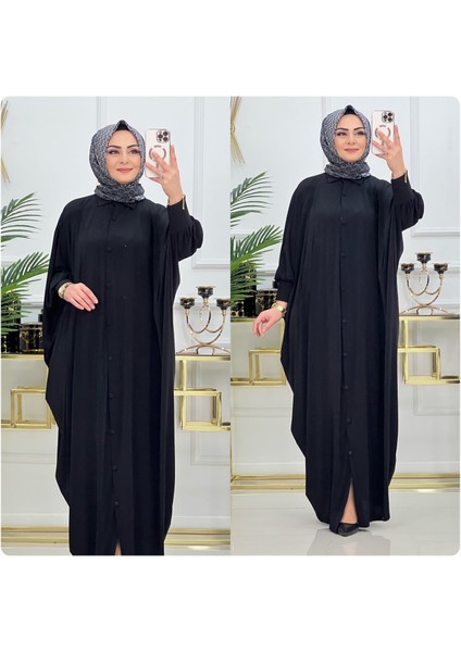 Yarasa Kol Düğmeli Ferace fiyatları