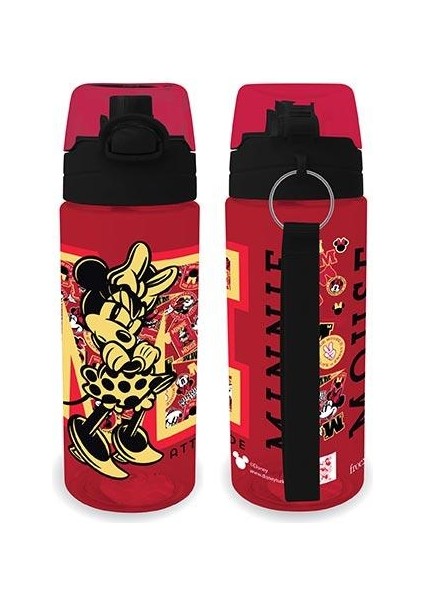 Mınnıe Mouse Plastik Matara Frx-T 500ML Attıtude