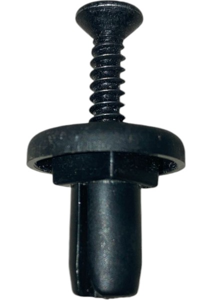 Klıps Döşeme-Kaplama Dübeli Boy 15MM Kalınlık 9mm Şapka 20MM Civata Boy 25MM Kalınlık 5mm Renk Siyah