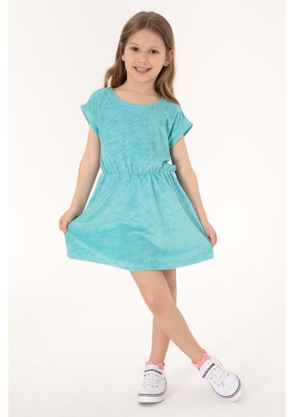 Kız Çocuk Mint Elbise (Örme) 50263505-VR090