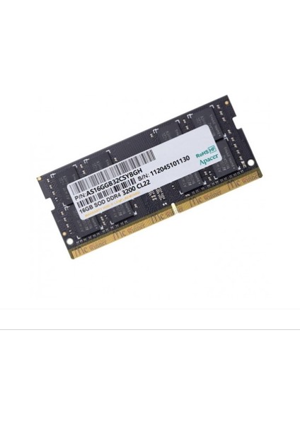16GB (1X16GB) 3200MHZ CL22 Ddr4 Notebook Sodımm Ram (ES.16G21.GSH)