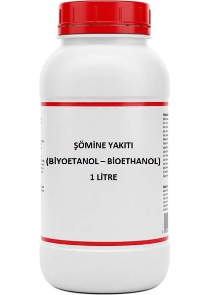 Şömine Yakıtı 1 Litre - Biyoetanol - Bioethanol - Saflık: Min %96 - Yüksek Kaliteli