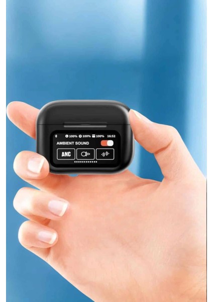 Bluetooth Kulaklık Kablosuz Ekranlı Anc/enc Destekli Dokunmatik