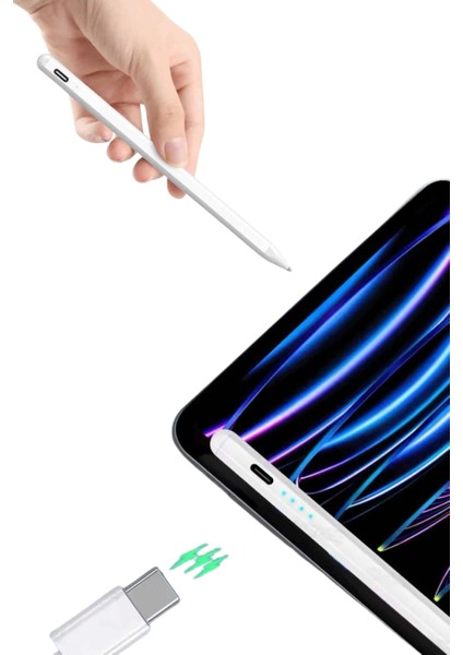 Dokunmatik Kalem Tablet Kalemi Çizim Stylus Kalem Yedek Uçlu