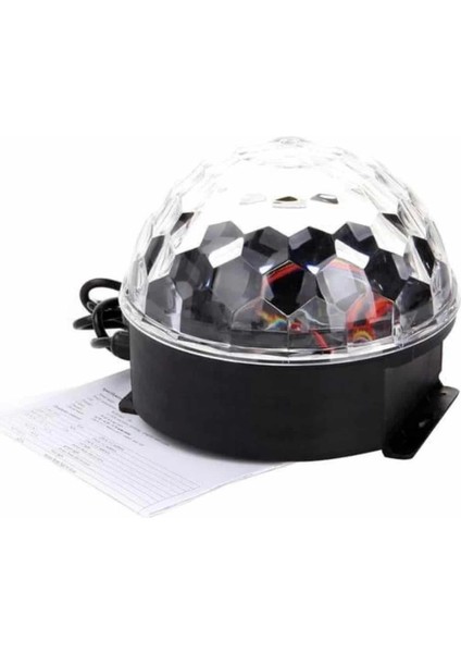 Disko Topu Renkli Işıklı Lazer Parti Bluetooth Bağlantılı LED Küre
