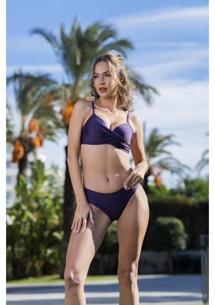Kadın Mor Bikini Takım C5T0N1O52-5