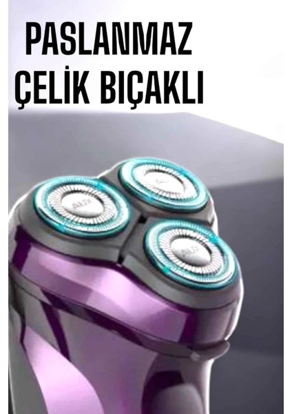 Profesyonel Şarjlı Saç ve Sakal Tıraş Makinesi Hassas Kesim