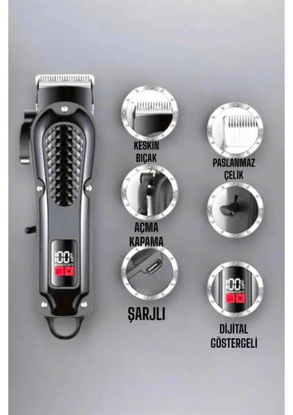 Tıraş Makinesi Taşınabilir Özel Kesim Paslanmaz Çelik Bıçaklı
