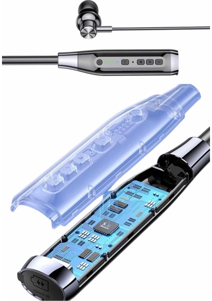 Boyun Bantlı Sd Kart Girişli Yüksek Perfomanslı Bluetooth Kulaklık