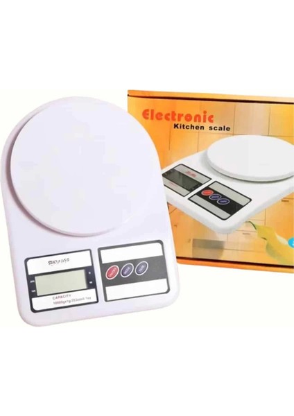 Dijital Hassas 10 kg Mutfak Terazisi Tartısı LCD Ekran Mutfak Tartısı