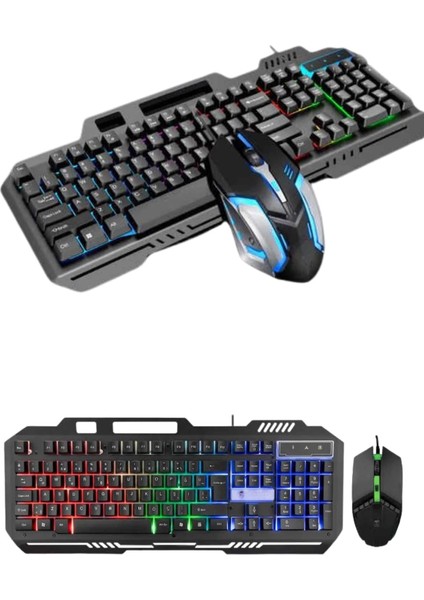 Gaming Oyuncu Klavyesi LED Aydınlatmalı Mekanik Hisli