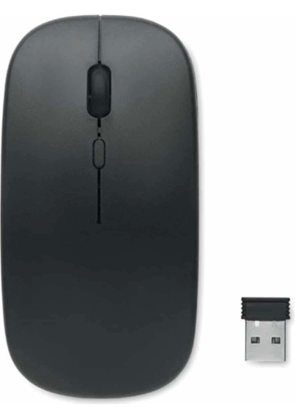 Kablosuz Mouse Fare Şarjlı Bluetooth Wireless Çift Modlu Sessiz