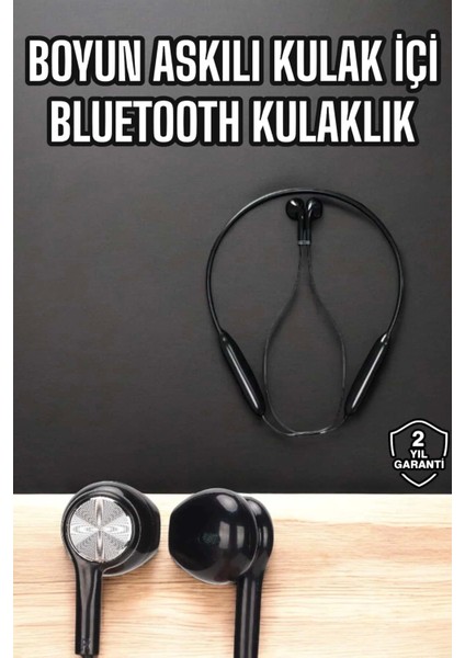 Kablolu Boyun Askılı Dijital Göstergeli Bluetooth Kulaklığı 60 Saat