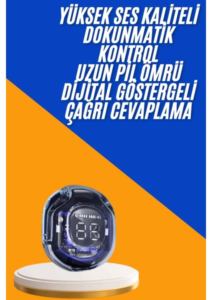 Kulak Içi Bluetooth Kulaklık Anc Enc Özellikli Şarj Göstergeli Kablosuz Kulaklık