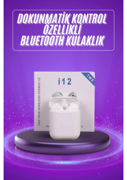 Yeni Nesil Beyaz Tws Bluetooth Kulaklık Android ve Ios Uyumlu Kablosuz Kulaklık