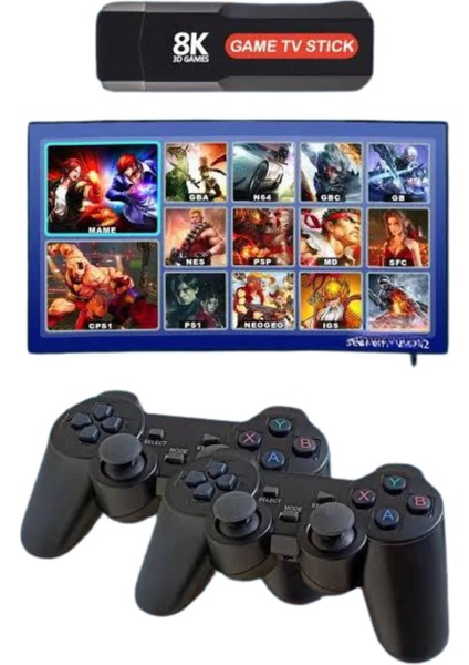 8k Ultra Hd Game Box 36500 Oyunlu Game Stick Oyun Konsolu