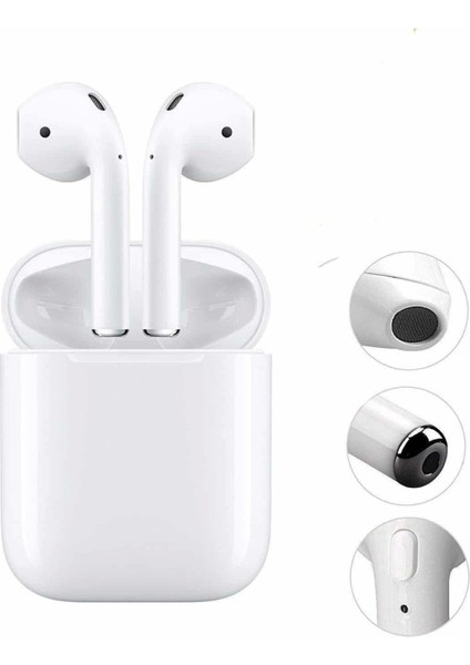 2. Nesil Bluetooth Android ve Ios Uyumlu Kablosuz Kulaklık Çağrı Cevaplama
