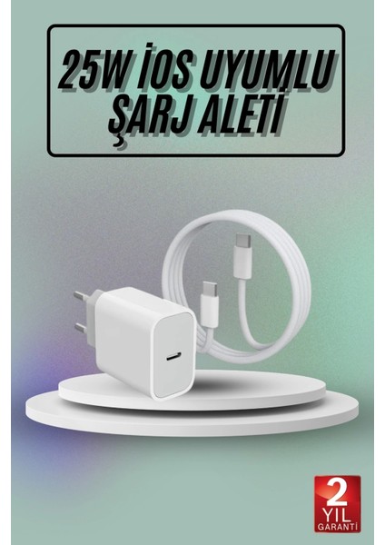 Hızlı Şarj Güç Adaptörü Şarj Aleti Ios Uyumlu 15/pro/pro Max