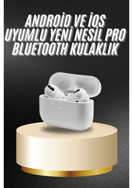 Beyaz Android ve Ios Uyumlu Yüksek Performanslı Uzun Pil Ömrü