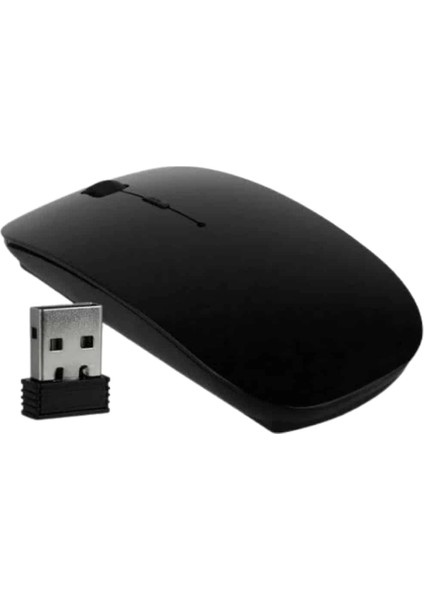 Siyah Wireless Kablosuz Sessiz Mouse Bluetooth Bağlantılı