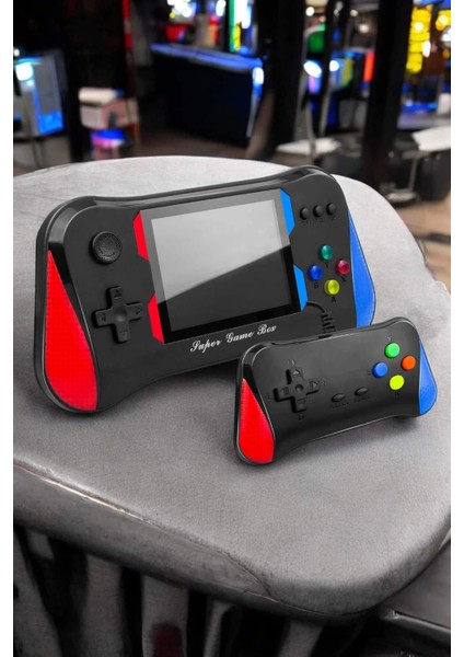 Gamepad Joystick 500 Oyunlu Retro Oyun Konsolu Tv Bağlantı Özellikli 2 Kişilik Destekli