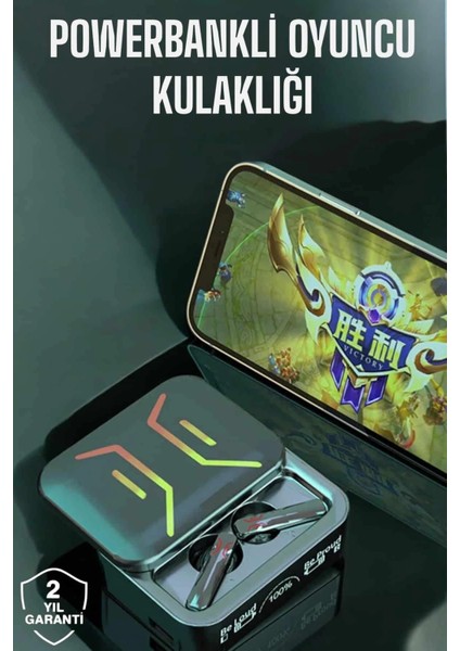 Powerbankli Bluetooth Kulaklık Yüksek Ses Kaliteli Kablosuz