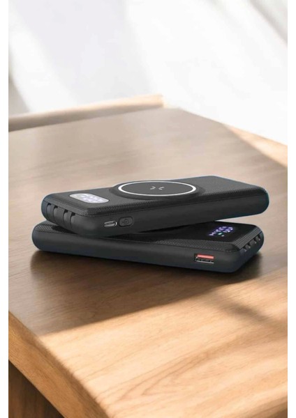 10.000 Mah Powerbank 4 Portlu Hızlı Şarj Dijital Göstergeli