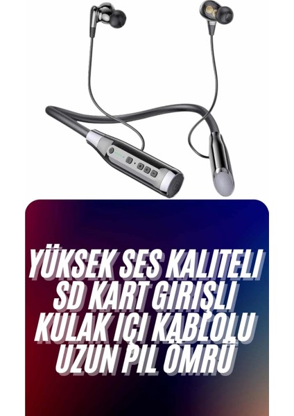 Kablolu Bluetooth Kulaklık Kulak Içi 120 Saat Anc Özelliği Uzun Ömürlü