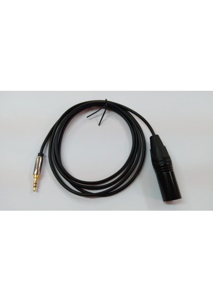 3.5 Mm Stereo To Xlr Erkek Kablo 1.5 Metre
