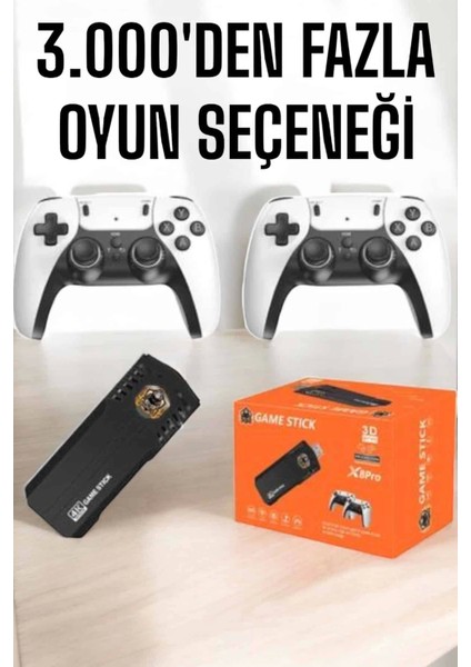 Joystick Çift Kollu Oyun Kolu Retro Oyun Yüksek Çözünürlüklü 3D Game