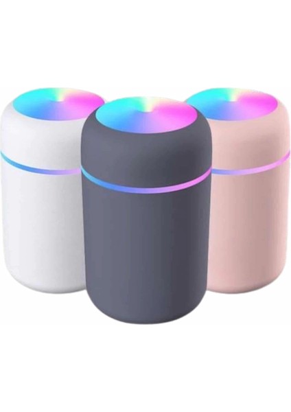 Humidifier LED Işıklı Mini Ortam Oda Kokusu Aromaterapi Buhardanlık