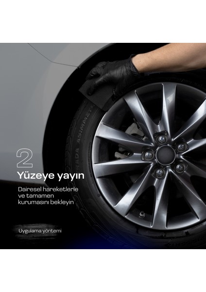 Black Rubber 600 ml - Ultra Siyah Lastik Parlatıcı | 4 Hafta Kalıcı | Suya Dayanıklı & Jantsız Formül | Mat/Parlak Seçenek fırsatları