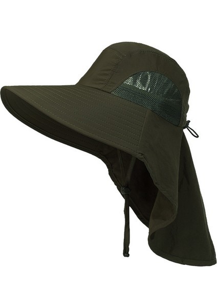 Güneş Vizorlu Balıkçı Şapkası - Açık Gri (Yurt Dışından)