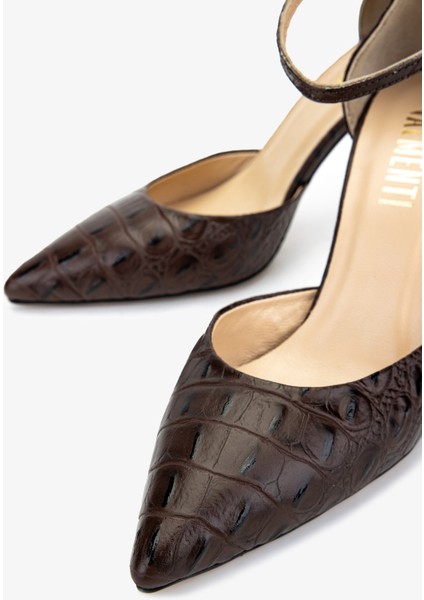 Kadın Kahverengi Topuklu Ayakkabı 1074 2305 Bn Ayk Y25 Kahve Tmsh modelleri