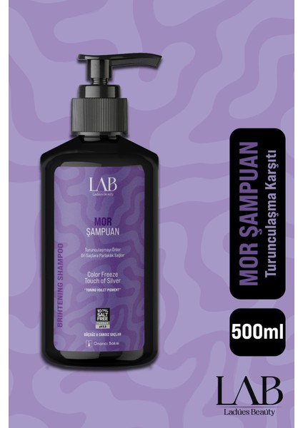 Mor Şampuan 500 ml - 100% Salt Free Tuzsuz
